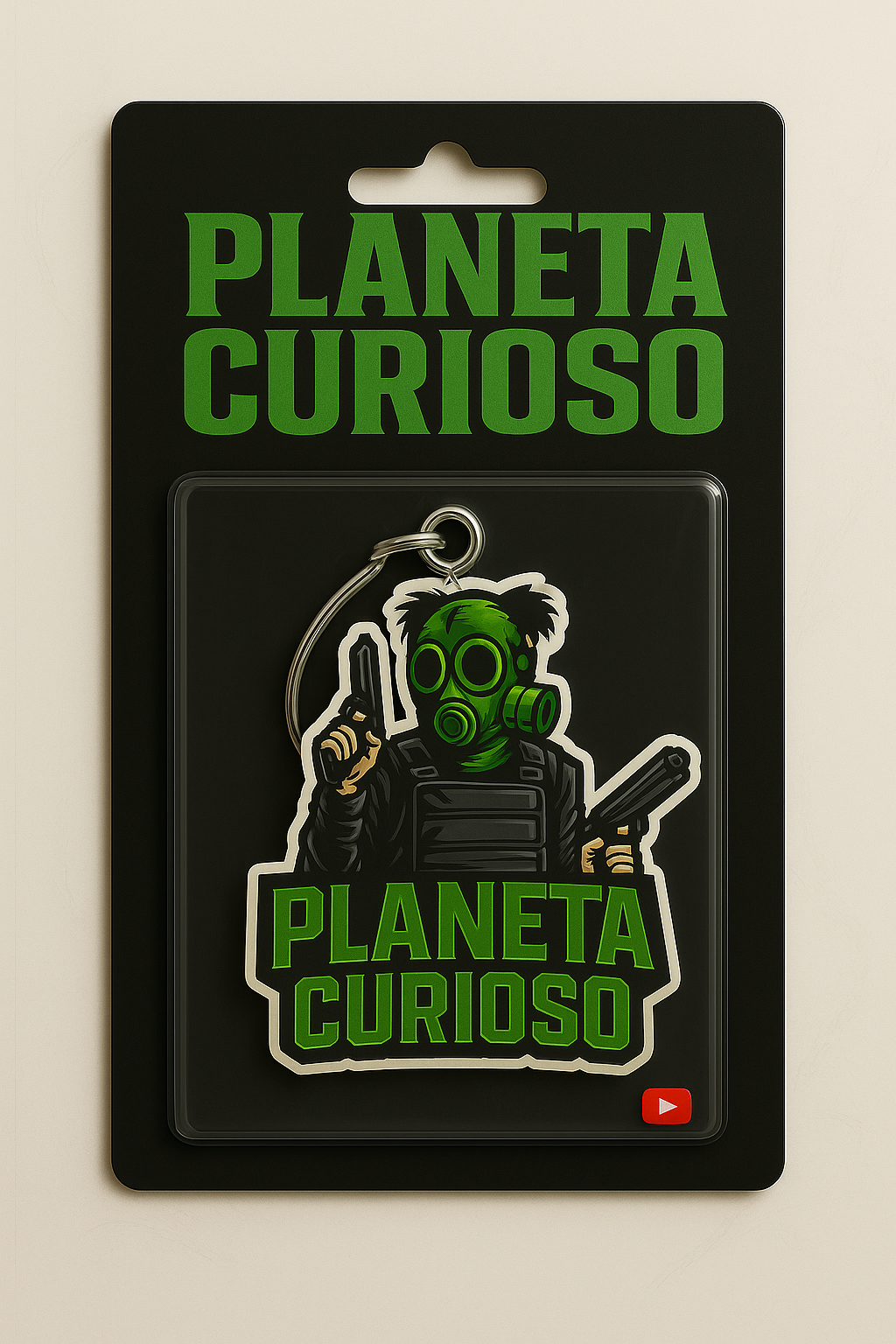 Llavero exclusivo Planeta Curioso THE GREEN
